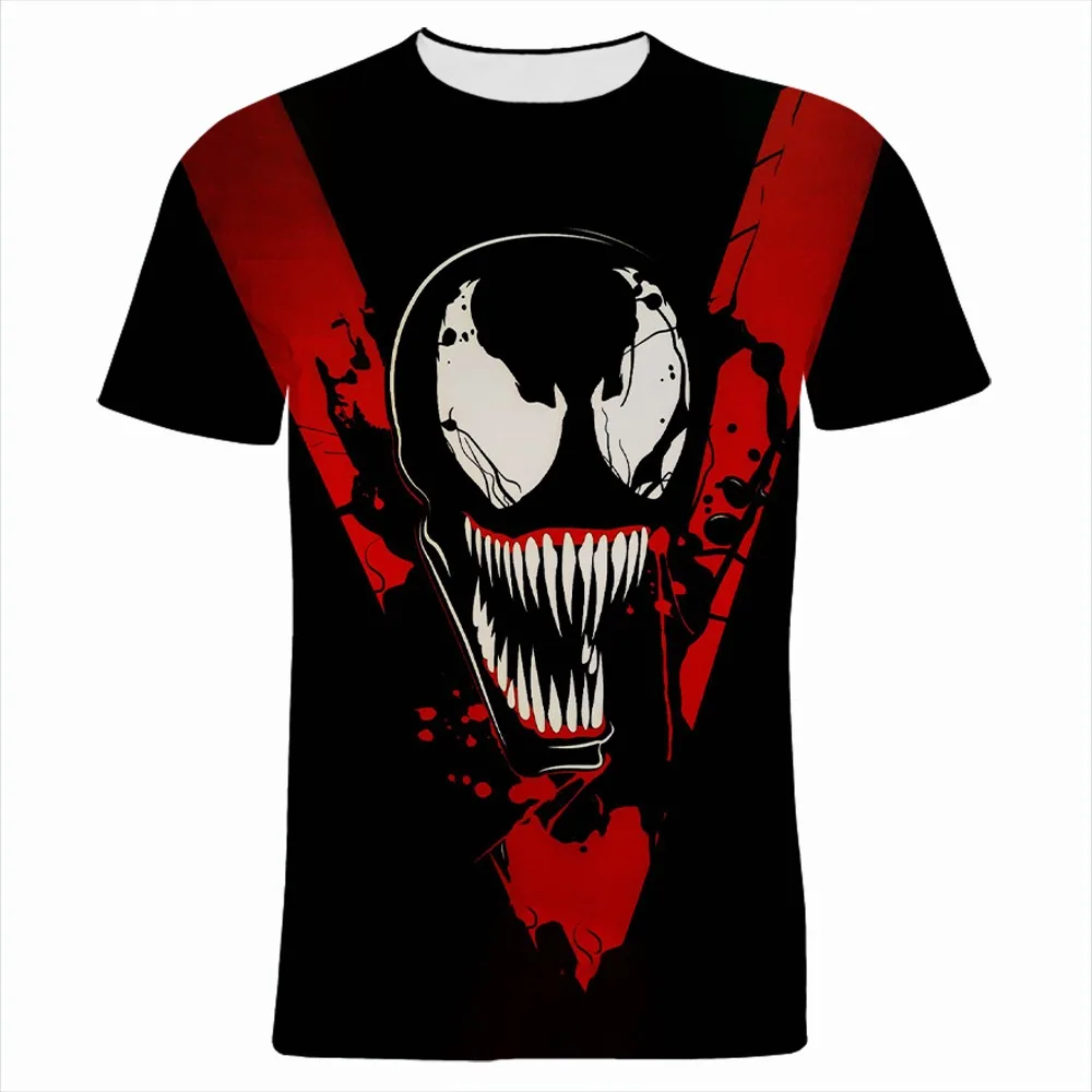

Marvel Venom 3D Printing Fashion T-Shirt Men's T-Shirt Men's Casual T-Shirt Men's Top