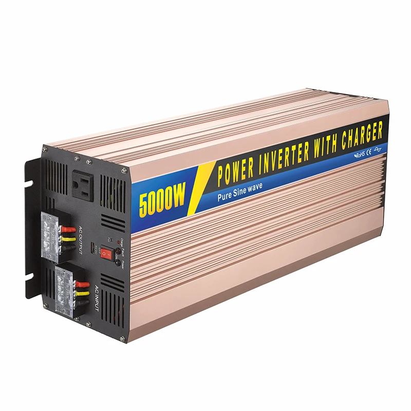 

Pure sine wave output inverter 5000W Portable Ups off grid inverter home appliances DC AC charging inverter