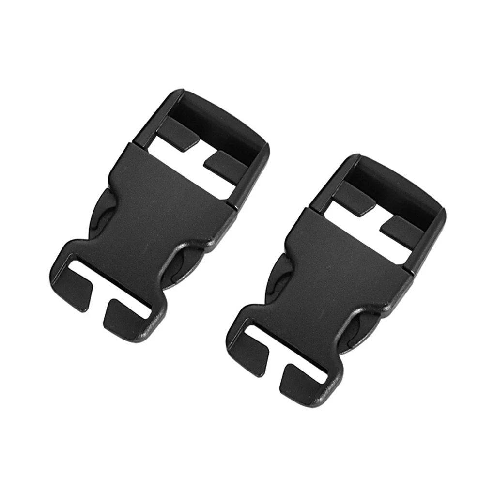

2 Pieces Webbing Detach Buckle Tools Rectangular Strap Fastener Adjustable Quick Release Plastic Clasp Buckles