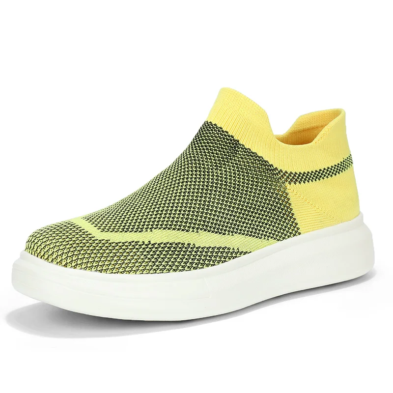 

Unisex Socks Shoes Jogging Running Sneakers for Women Platform Wedge Gym Tennis Walking Boots for Man Slip on Winter Sneakers