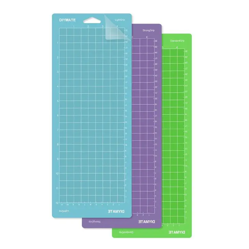

Silhouette For Suitable Color Inches Mat Adhesive With Measuring Cricut/cameo Replacement 12*24 Grid Pad Rubber Plotter Cutting