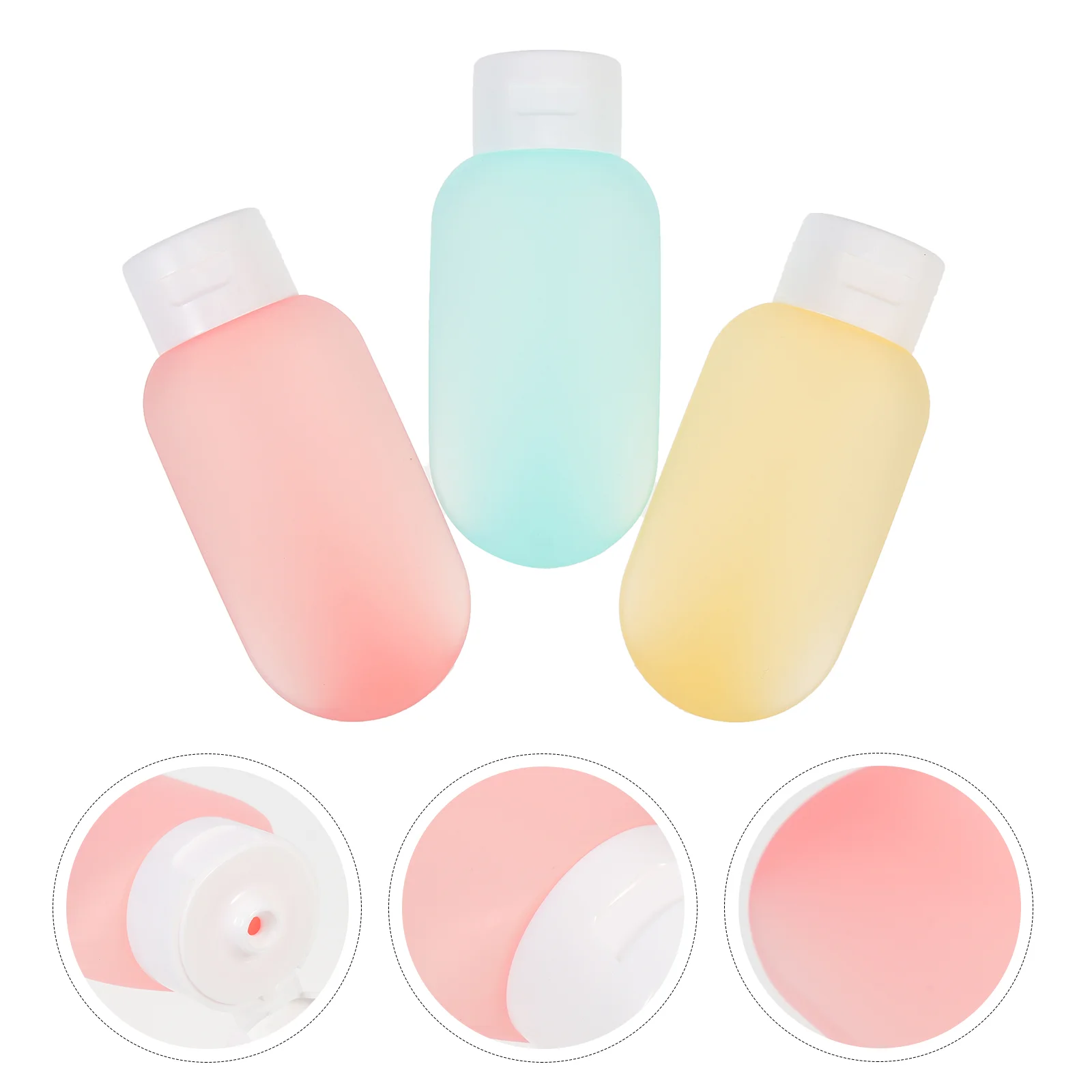 

Bottle Travel Bottles Containers Lotion Dispenser Shampoo Hand Refillable Silicone Shower Soap Cream Size Squeeze Empty Body