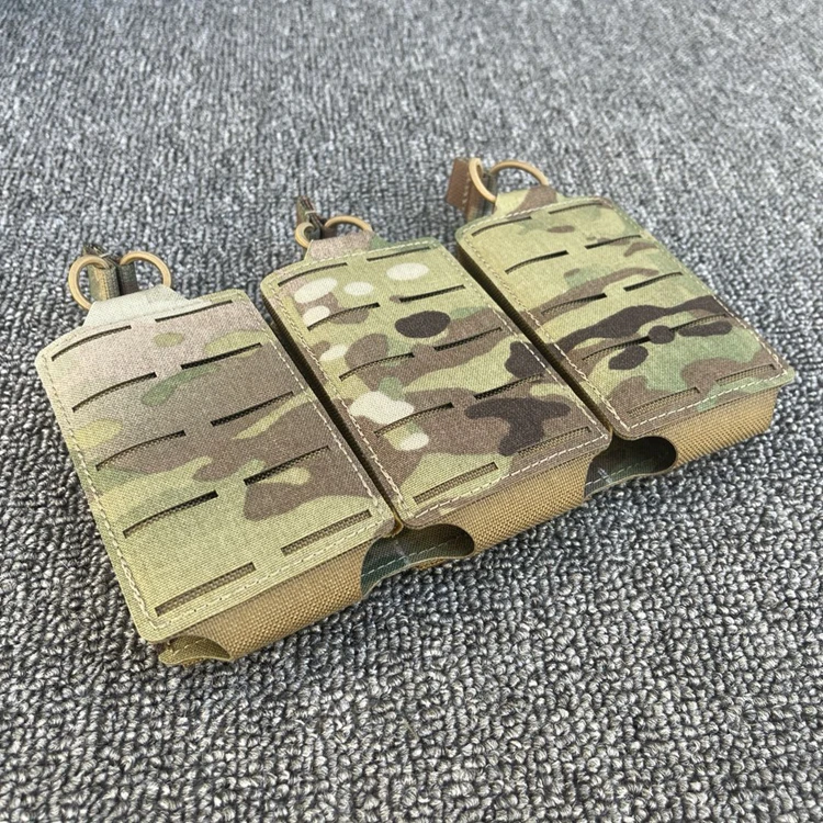 Уличный тактический жилет с лазерной резкой Сумка тройной панелью для магазина