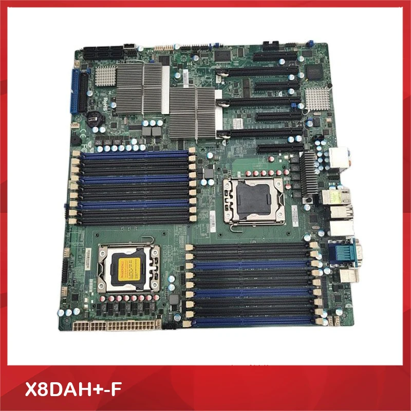 Originate Server Motherboard For X8DAH+-F Two Way X58 LGA 1366 Stand By X5650 L5520 Fully Tested Good Quality