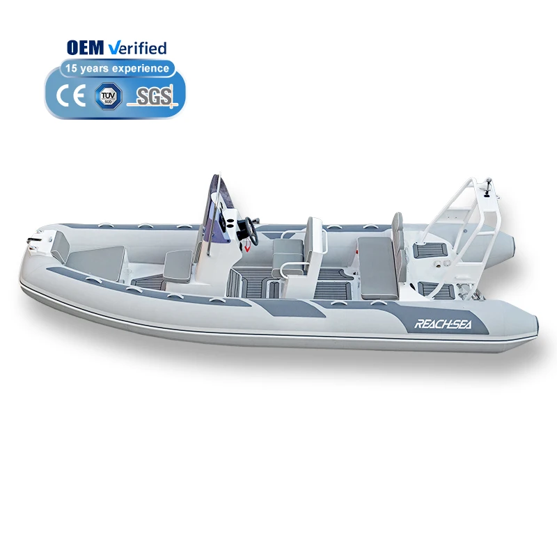 REACH-SEA алюминиевая реберная лодка Orca Rib Hypalon Boat для океанских вод