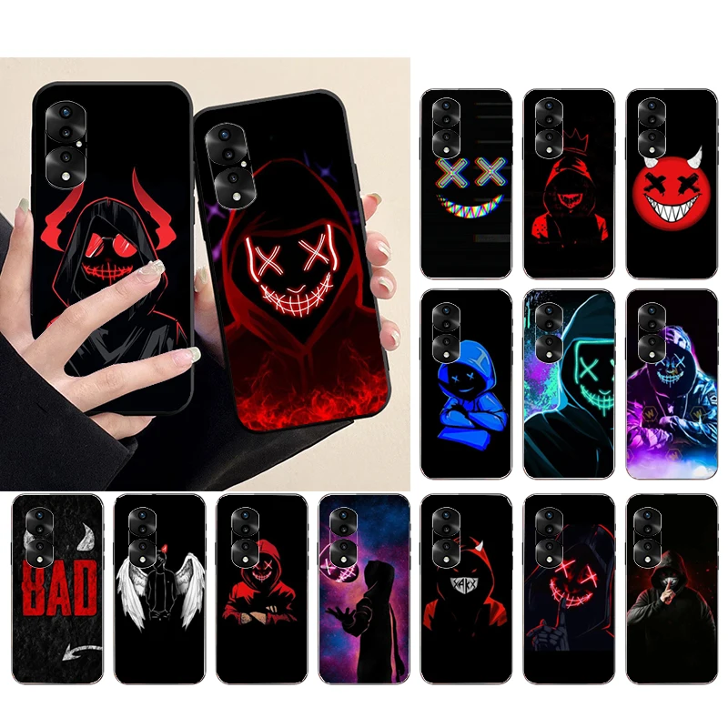 

Devil Bad Boy Mask Guy Phone Case for Huawei P50 Pro P30 P40 Lite P40Pro P20 lite Mate 50 20Pro 20lite Y6P Y5P Y9A Nova 70 Funda