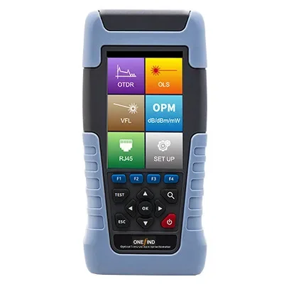 Фото Onefind 28/26 дБ с функциями OLS, OPM, VFL, RJ45, мини-OTDR с обнаружением обесточенных участков до 1 м №1