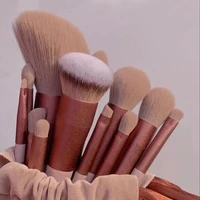 13pcs professional makeup brush set soft fur beauty highlighter powder foundation concealer multifunctional cosmetic tool makeup