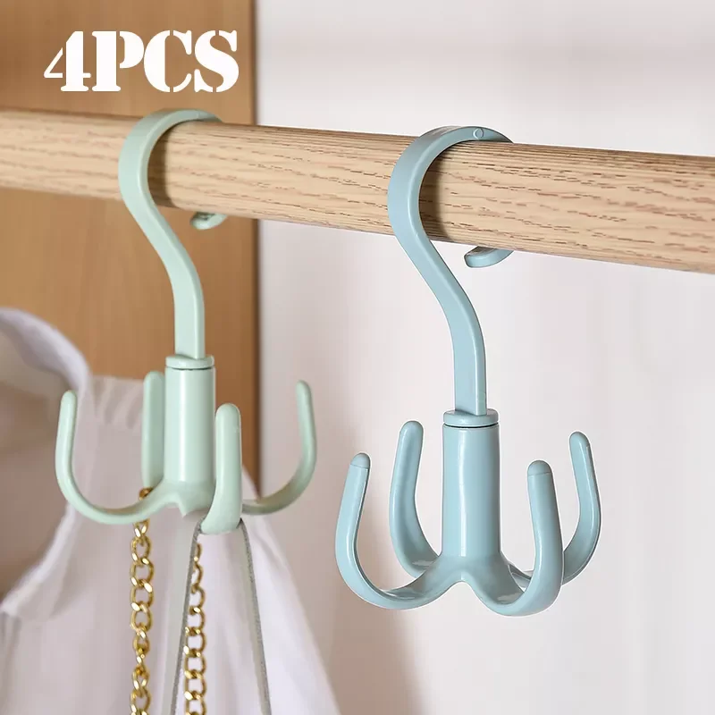 

2/4pcs Clothing Storage Rack Hook Hanger Belt Storage Coat Hanger Clothes Hanger Clothes Rack Hangers For Clothes Scarf