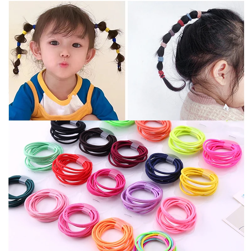 

Hair Accessories Girls Rubber Bands Scrunchy Elastic Ring Hair Bands Headband Ponytail Holder Braiding Hair Styling Tools