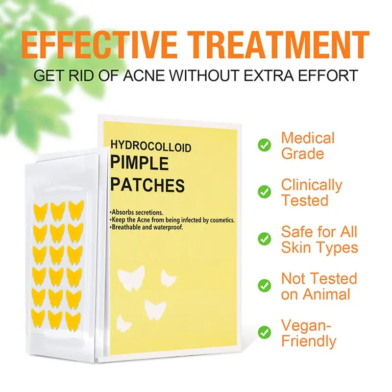 

1Sheet Pimple Acne Concealer Face Spot Scar Care Sticker Cute Heart Flower Invisible Acne Removal Pimple Patch Beauty Acne Tool