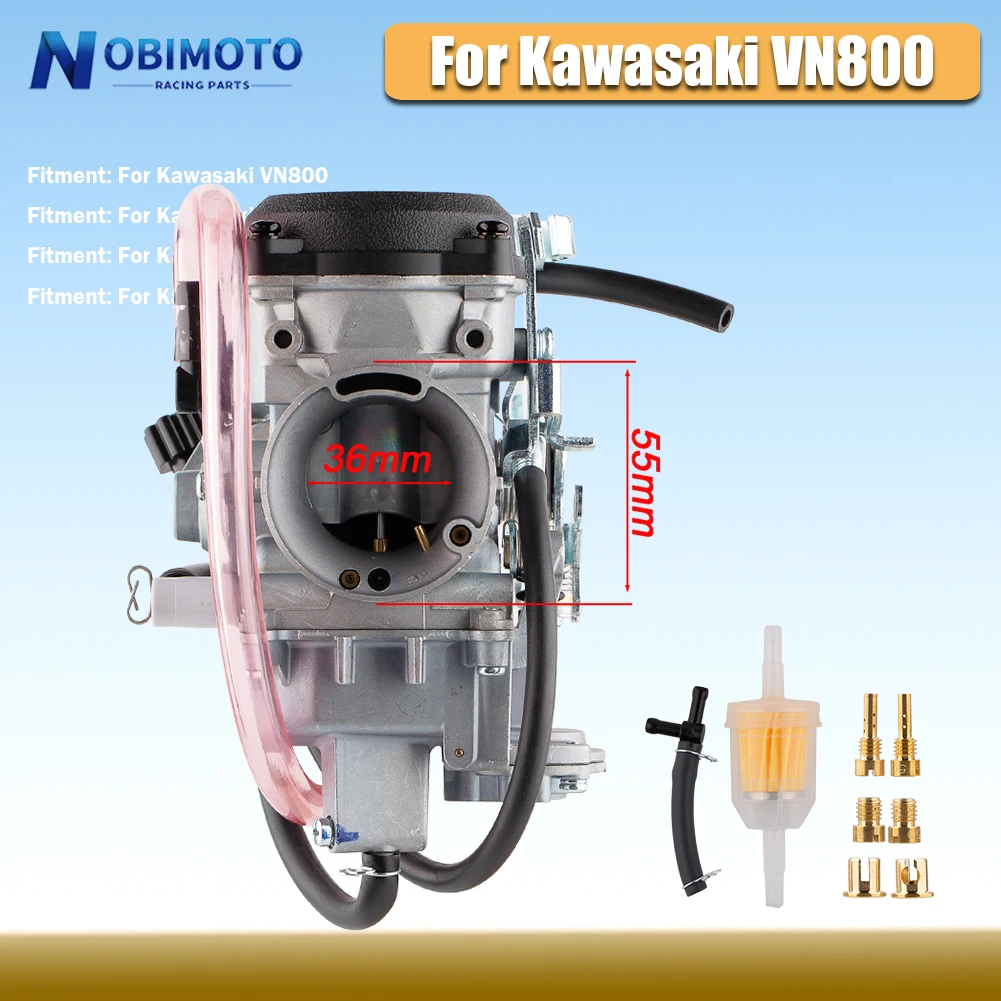 Карбюратор для Kawasaki VN800 Vulcan 800 Classic Cruiser карбюратор мотоцикла 1995-2005 15003-1200 высокое