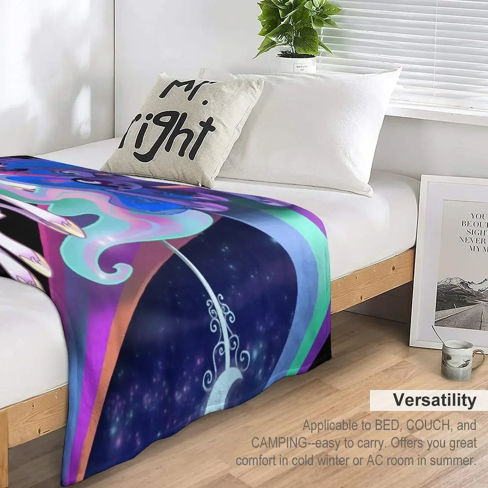 Солнце и Луна Сестры- MLP Пледы Постельное белье Диван