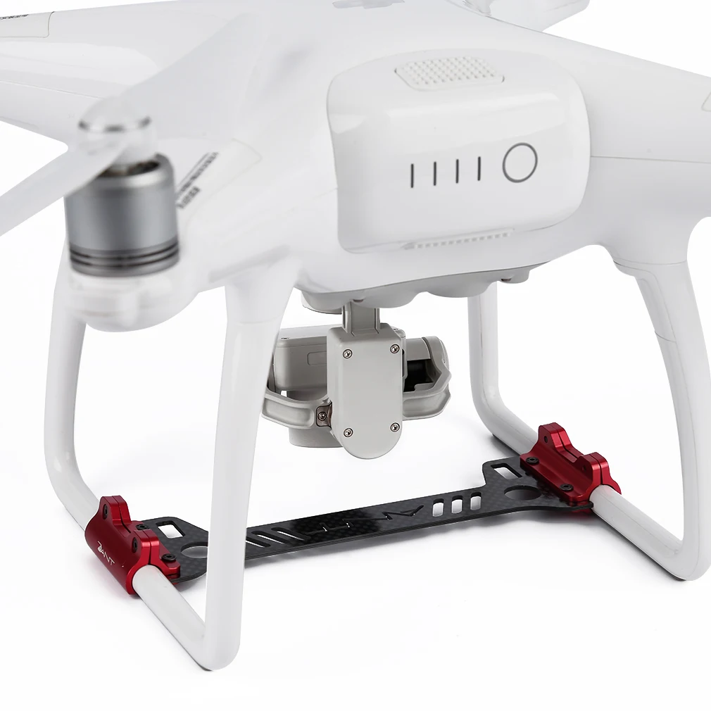 Bon Fiber Camera Gimbal Guard Landing Protector Plate For Dji Phantom 4 Drone Landing Gear With Cnc Fixed