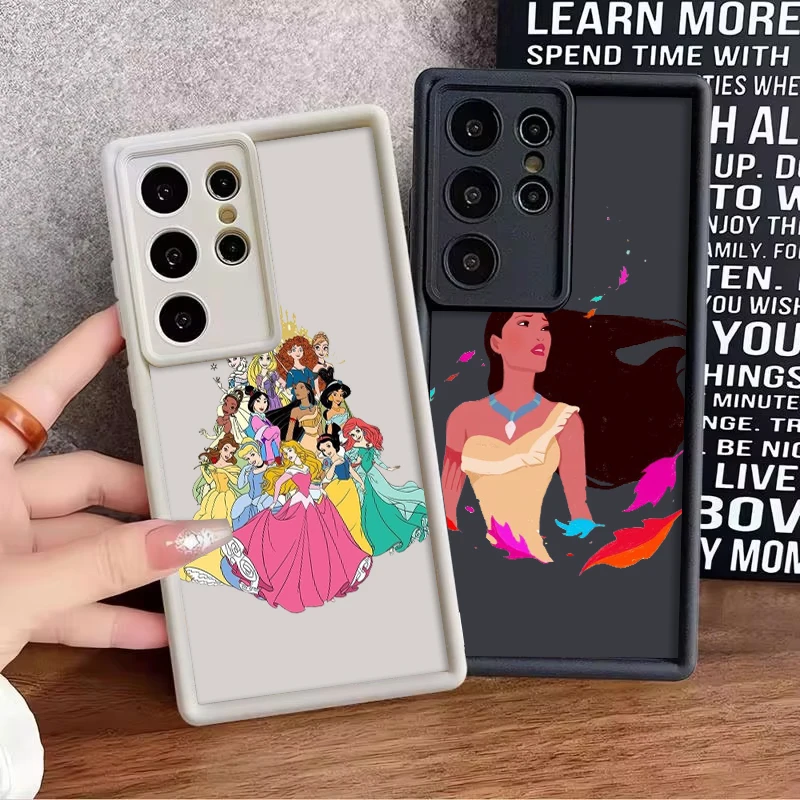 Чехол для телефона с диснеевским покахонтасом Samsung Galaxy S24 S23 S22 S21 S20 Ultra Plus FE A52 A53 A54