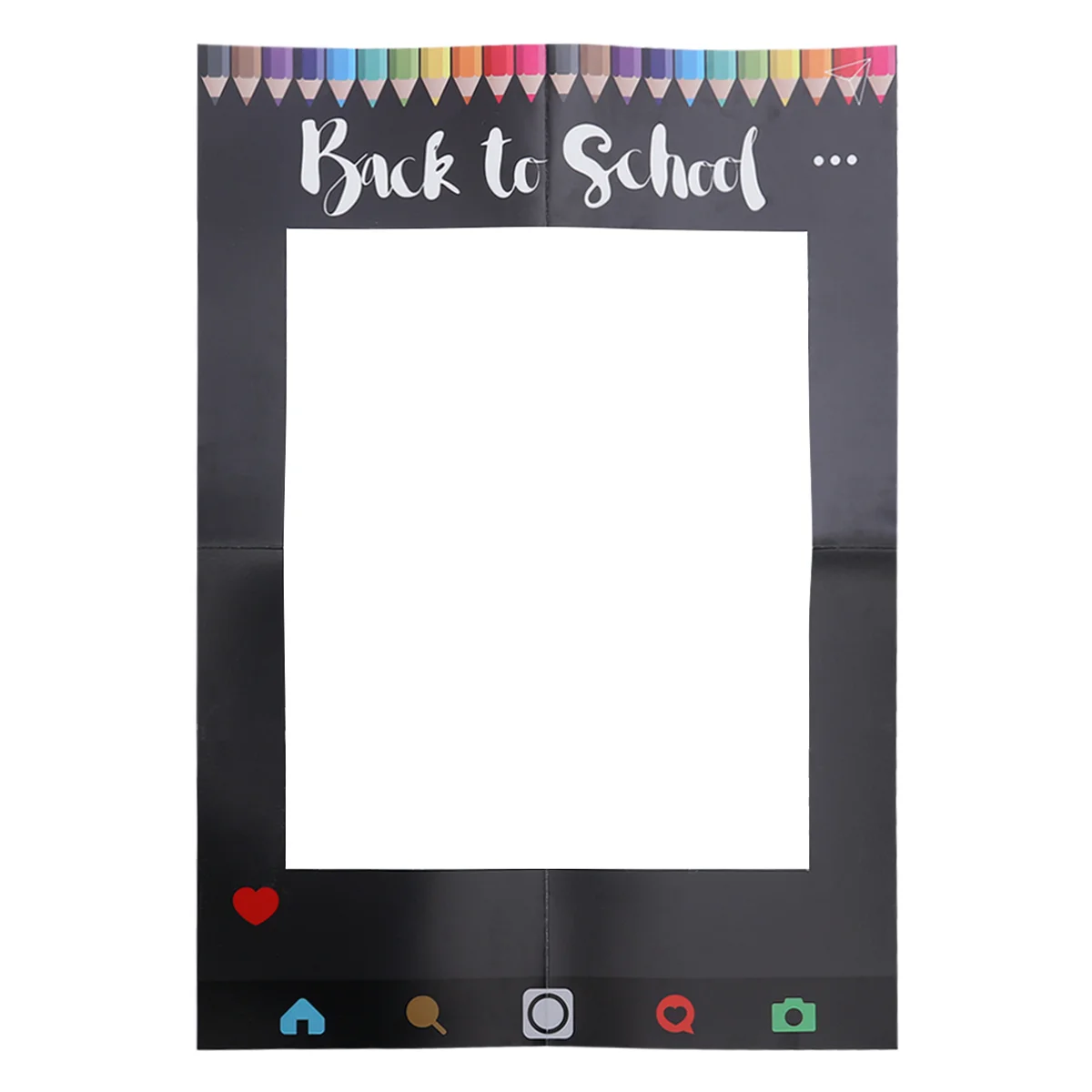 

1pc First Day Of School Photo Booth First Day Of School Selfie Props Back to School Photo Frame Back to School Picture Frame