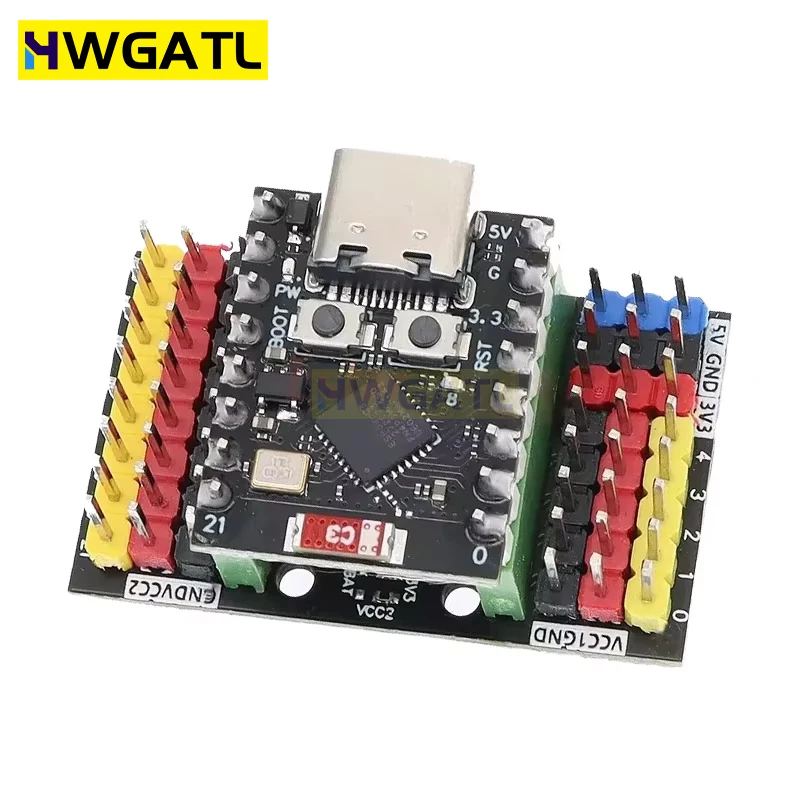 Фото Плата разработки MINI ESP32-C3 Плата разработки SuperMini ESP32-C3 Плата разработки WiFi Bluetooth Плата расширения №4