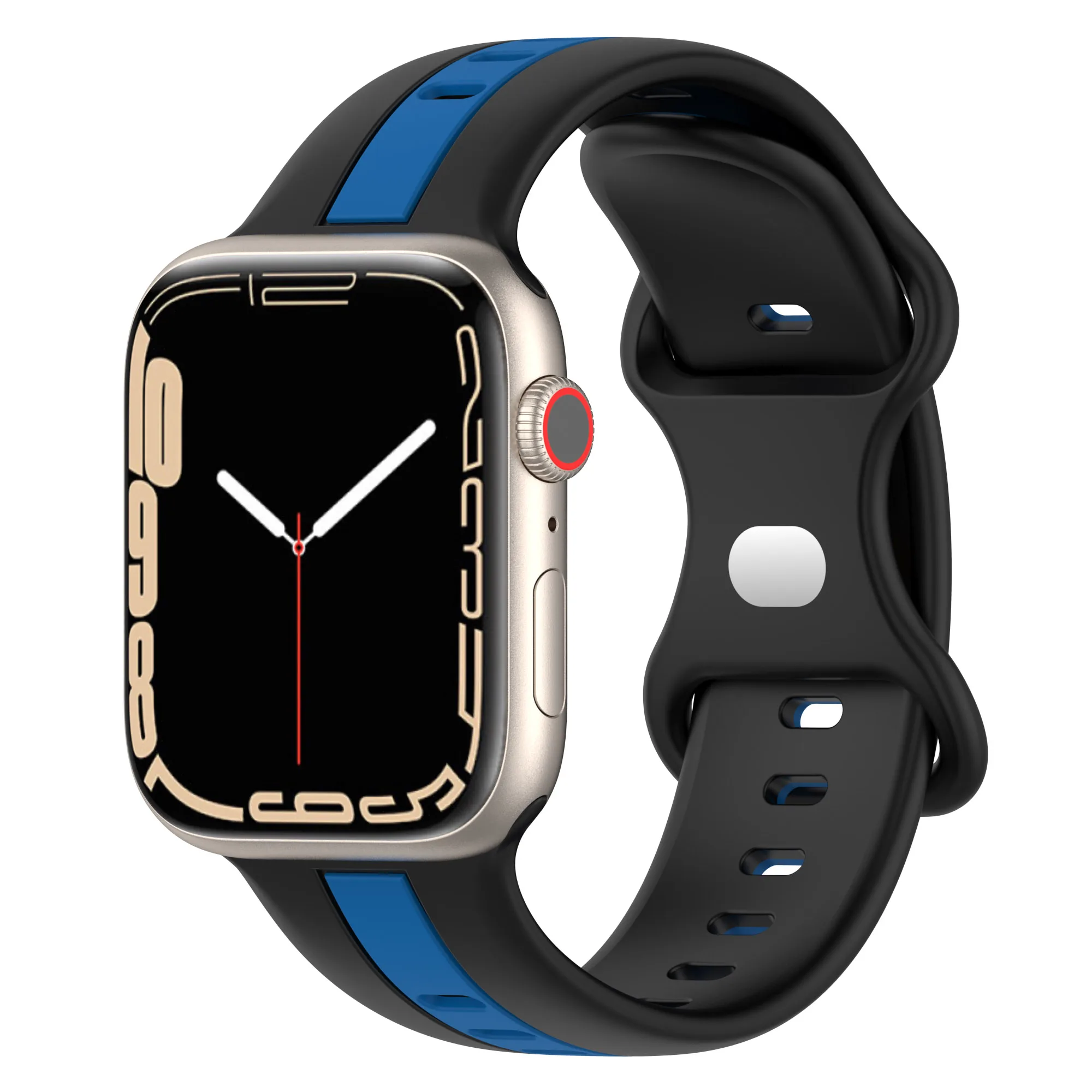 Correa For iWatch Series 8 7 6 SE 5 4 3 2 Silicone Strap For Apple Watch Ultra 49mm Smart Band 45mm 41mm 42mm 44mm bracelet belt