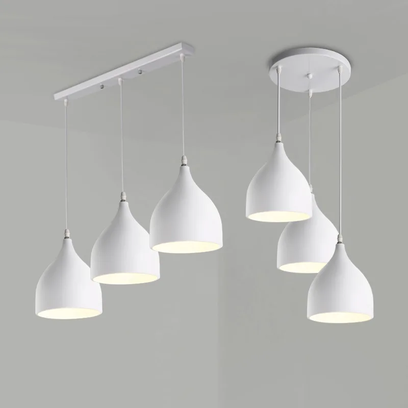 Светильник ресторана Led простой современной личности с тремя головами обеденной комнаты Nordic модной бар висячий.