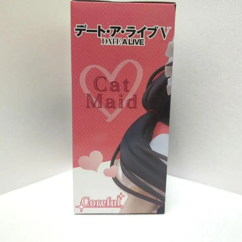 Фото Подлинная фигурка Taito Date Alive Iv Coreful Kurumi Tokisaki Cat-Ear Maid Ver, оригинальная аниме-фигурка, модель коллекционной фигурки, кукла №3