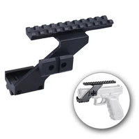 pistol scope rail mount metal bracket weaver picatinny top bottom rail sight mount for gl riflesight accessories universal