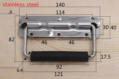 

Складная пружинная ручка из нержавеющей стали для ящиков для инструментов, чемоданов, оборудования, шкафов, выдвижных ящиков, фурнитура, аксессуары