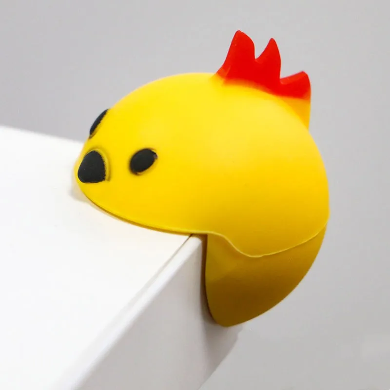 

1 Pcs cute Baby Cartoon Safety Table Corner Protector Safe Soft Silicone Protection Edge Cover For Furniture Child Kids Security