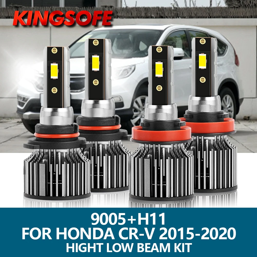 

4 шт., автомобильные лампы для Honda CR-V 2015-9005