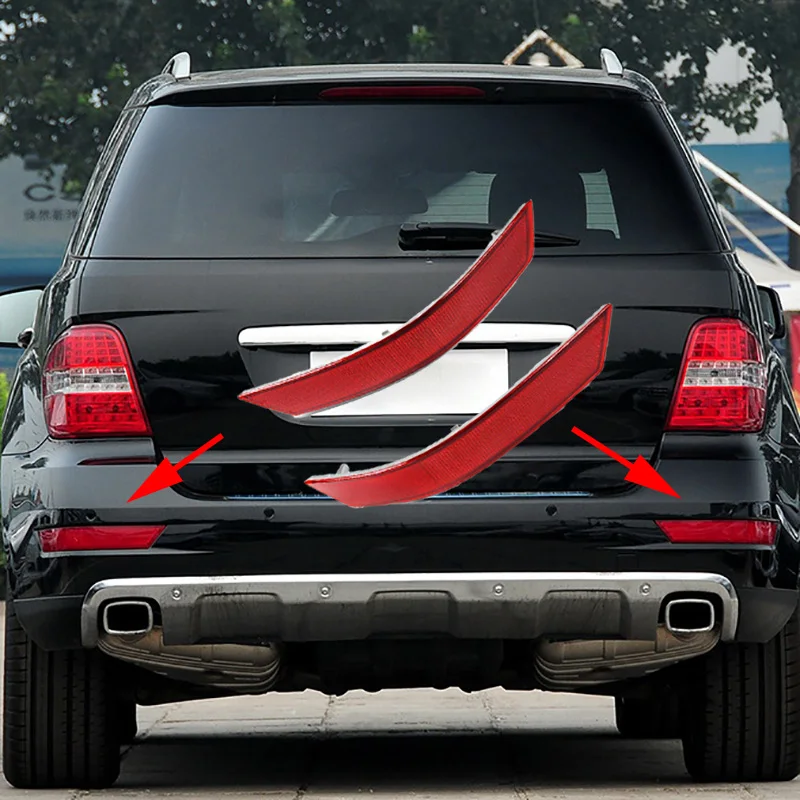 

Car Rear Tail Fog Light Reflective Stickers Bumper Lamp Strip For Mercedes-Benz ML-Class W164 ML320 ML350 2008 2009 2010 2011