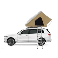 abs triangle hard shell universal 3 4 person camping travel outdoor roof top car tent