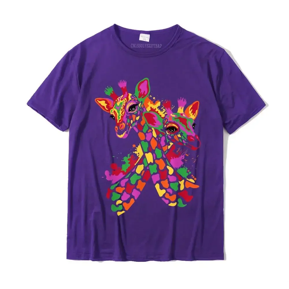 Повседневная футболка для мужчин и женщин Забавный топ с акварельным принтом