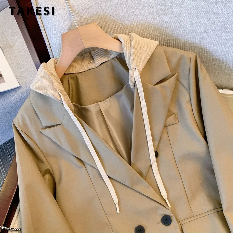 Женский винтажный офисный костюм в стиле пэчворк свободные блейзеры с