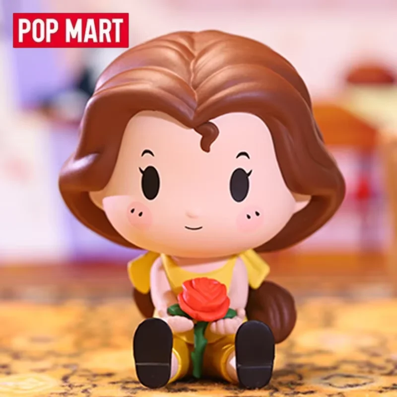 Фото POP MART Disney Princess Pajamas Series, оригинальная слепая коробка, загадочная коробка-сюрприз, милые аниме-фигурки, украшения, фигурки №1