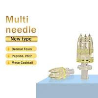 disposable sterile 5pins 4pins 3pins crystal multi needle replacement meso micro needle nano meso injection needle