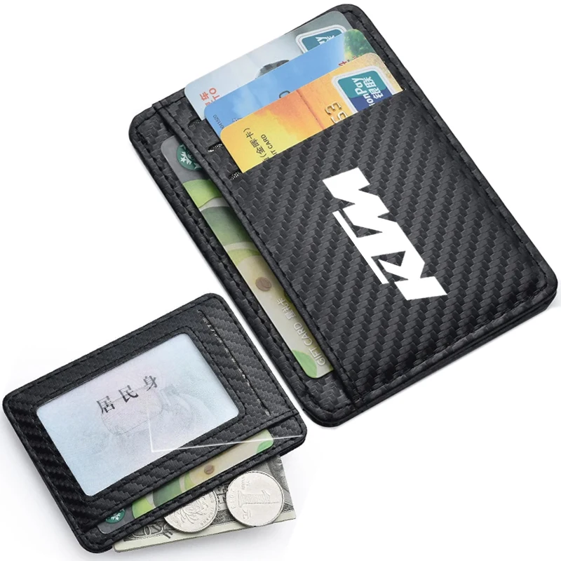 Мужские тонкие минималистичные кожаные кошельки с передним карманом