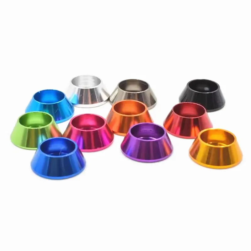 

10/5 шт. алюминиевая шайба с головкой M2 M2.5 M3 M4 M5 M6 m8 Многоцветная алюминиевая шайба для болтов с шестигранной головкой и головкой под торцевой ключ