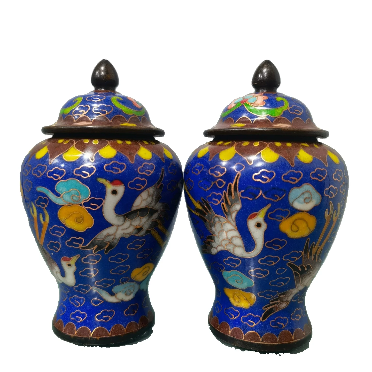 

LAOJUNLU Cloisonne Trumpet General Jar Style 9313 Chinese Traditional Style Antiques Fine Art Gifts Crafts