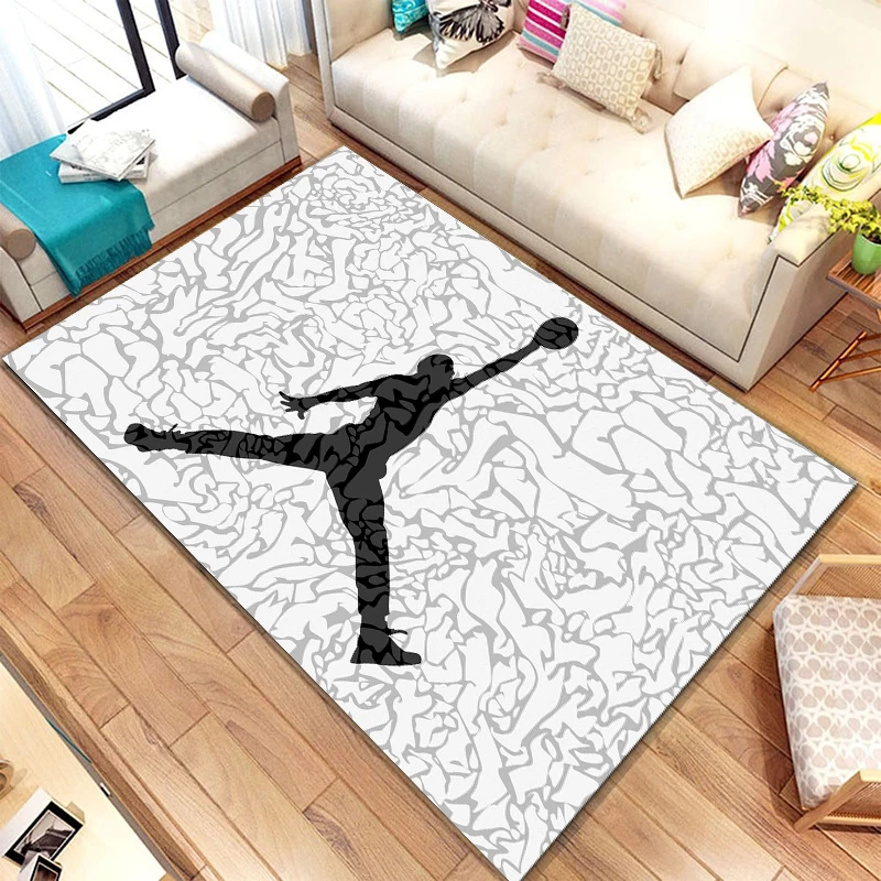 Basketball HD Printed  Area Large Rug ,Carpet for Living Room Bedroom Sofa Decoration,Non-slip Floor Mats Dropshipping Alfombras