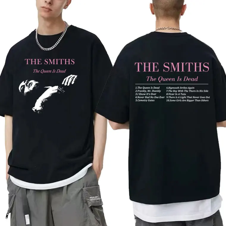

Rock Band The Smiths The Queen Is Dead Tshirt 1980's Indie Morrissey T Shirt Vintage Tee Men's Soft Cotton T-shirt Men Punk Tees