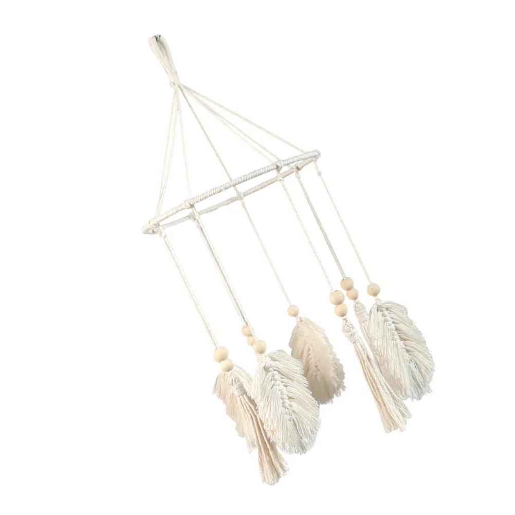 

Iron Ring Wind Chime Hanging Wind Bell Cotton Pendant Wind Bell Accessory