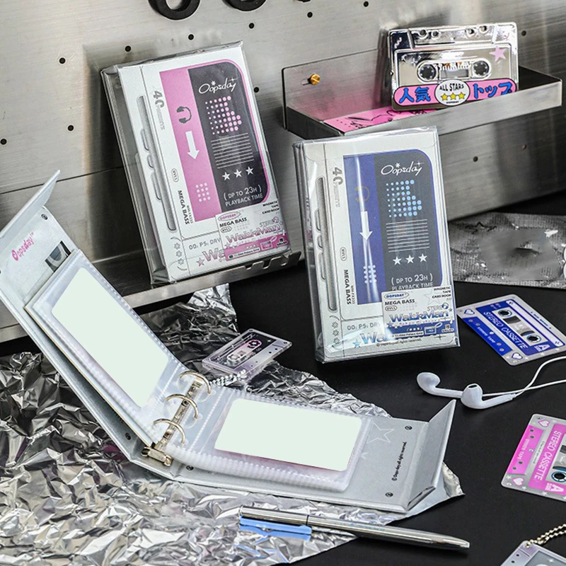 Kawaii 3-дюймовый акриловый откидной чехол типа DV Kpop держатель для фотокарт