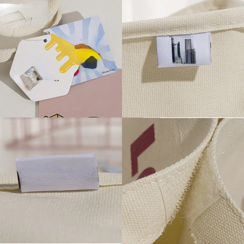 MINISO Disney Lotso Stitch Многоцелевая холщовая большая сумка Большая вместительная