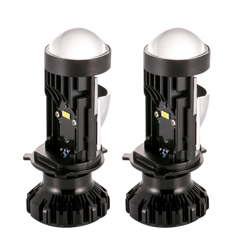 

H4 12V/24V 130W Far And Near One With Dual Light Lens Car Headlights Modified Super Bright Laser Truck Light Bulb