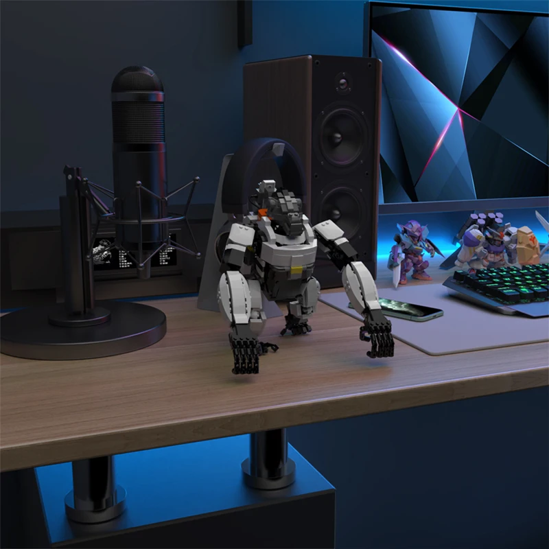 Конструктор BZB MOC персонаж военной игры пионер Winster Горилла мейча Серия животных