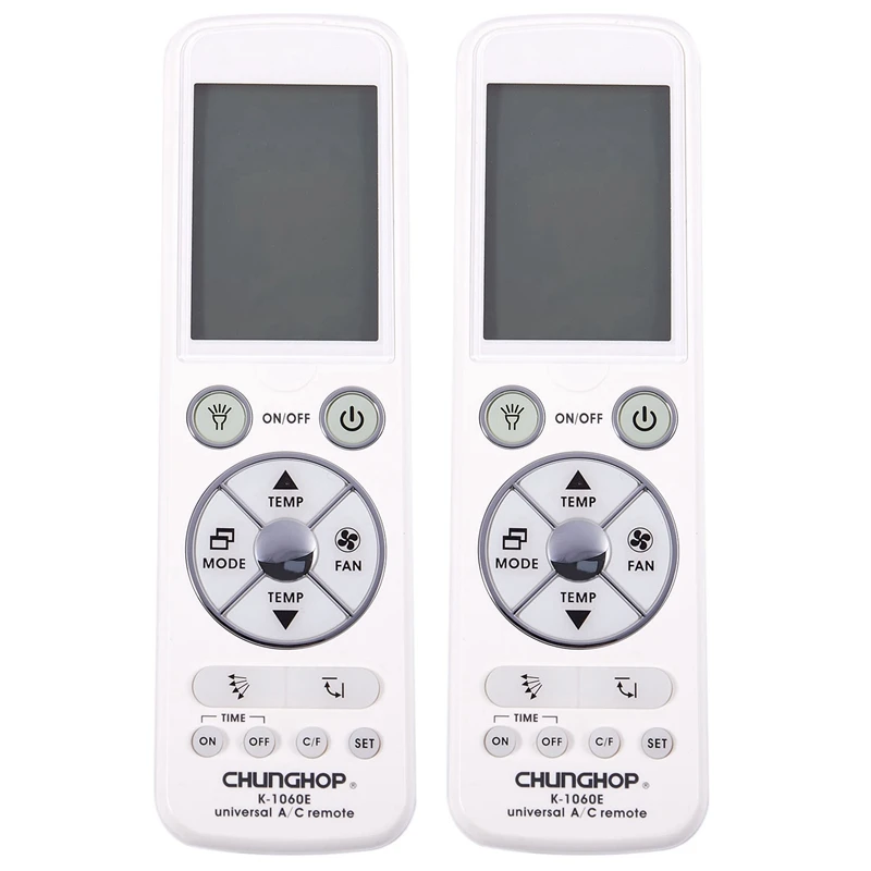 

CHUNGHOP 2X With Back Light Big Monitor Universal Controller Air Conditioner Air Conditioning Remote Control K-1060E