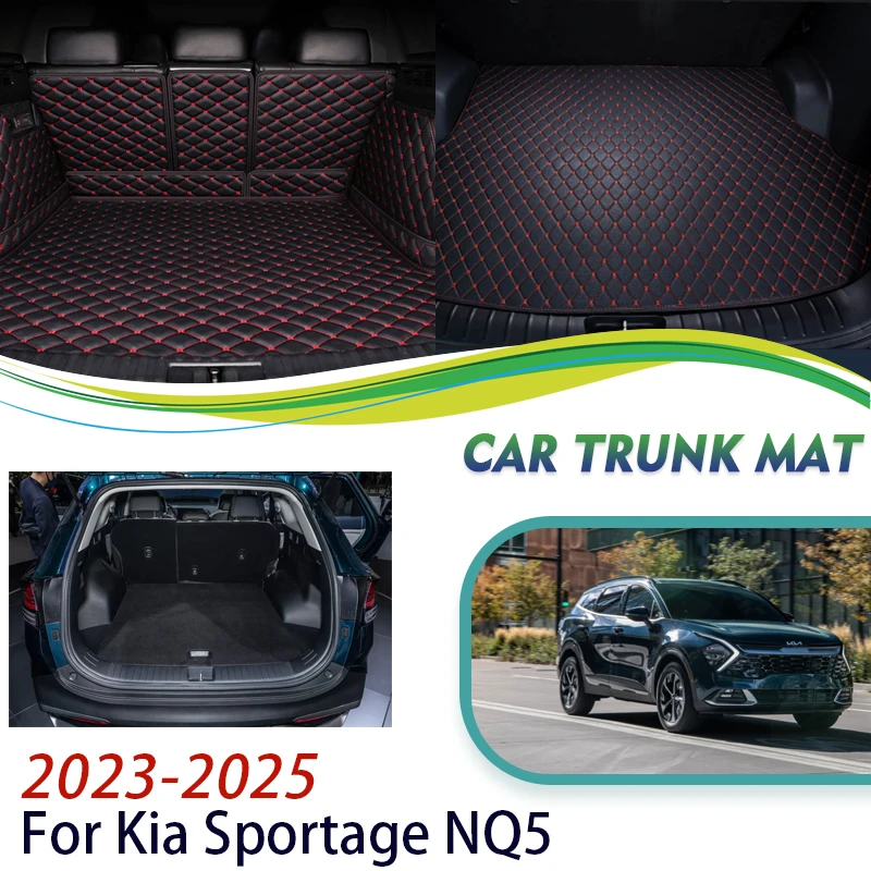 

Car Mats For Kia Sportage NQ5 2023 2024 2025 5seat Anti-dirty Rear Cargo Tray Mat Tappetini Car Accessories Interior Decoration