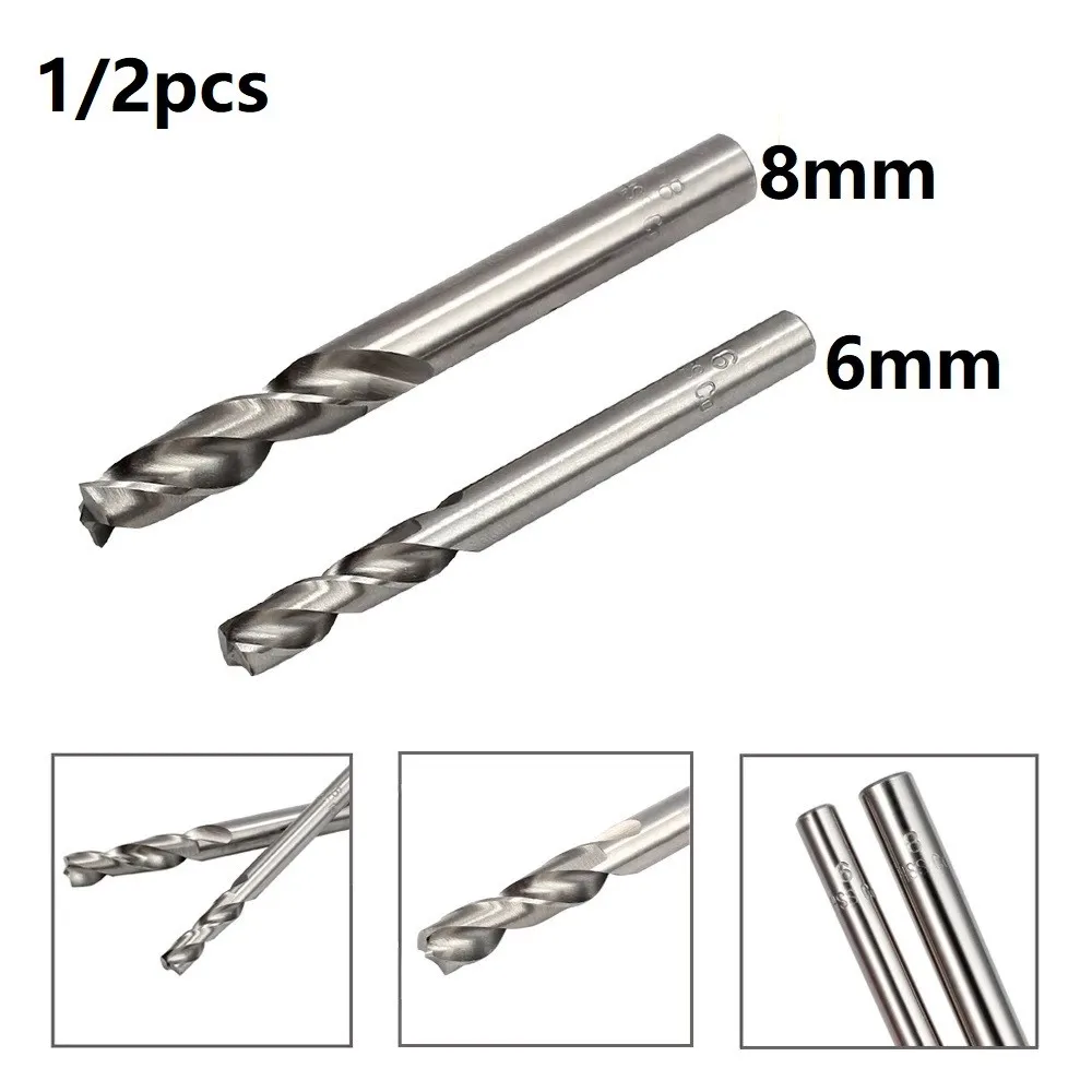 

1Pcs HSS CO Spot Weld Drill Bit Set 6 / 8mm Welder Remover Cutter Metal Hole Grooving Opener Drilling Tools