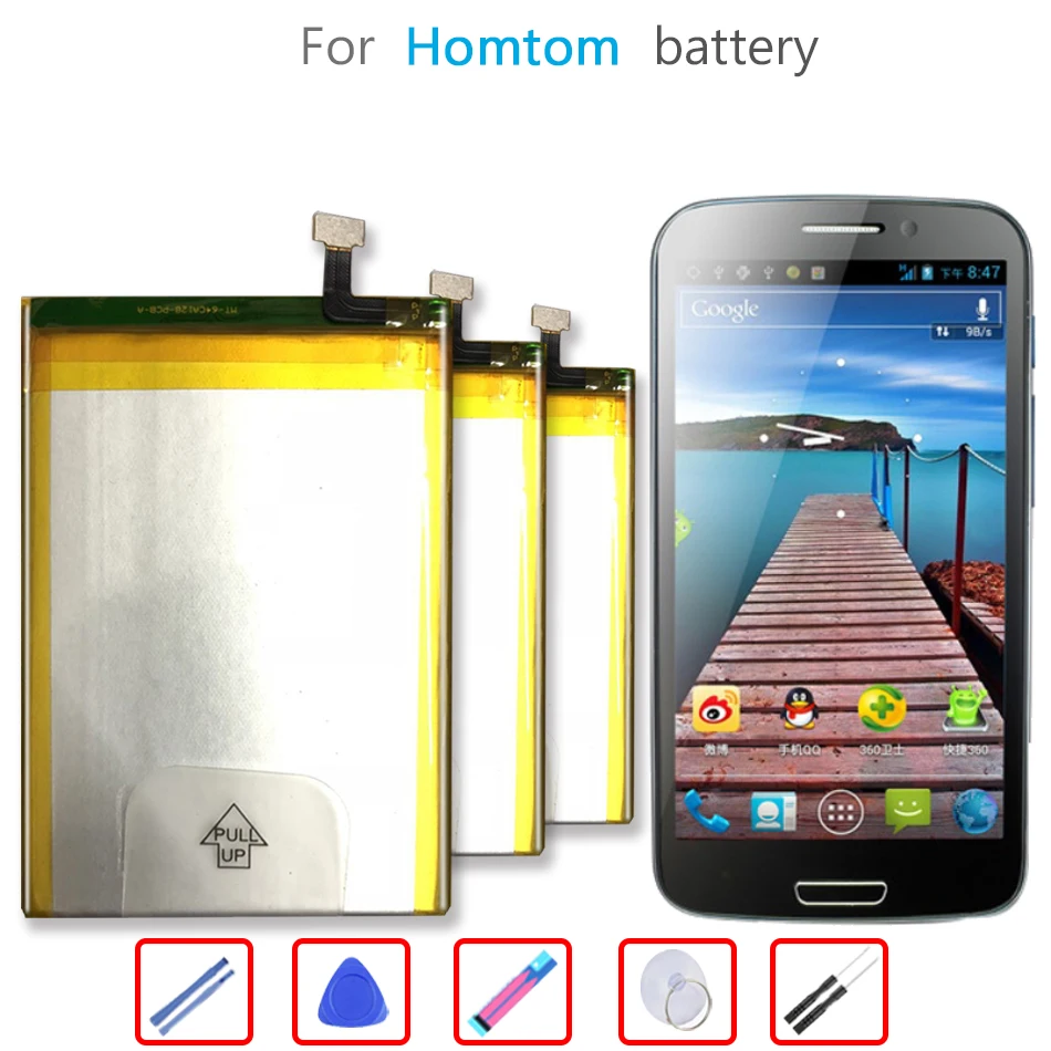 

Battery S 99 6200mAh for HOMTOM S99 Mobile Phone Batteria + free tools