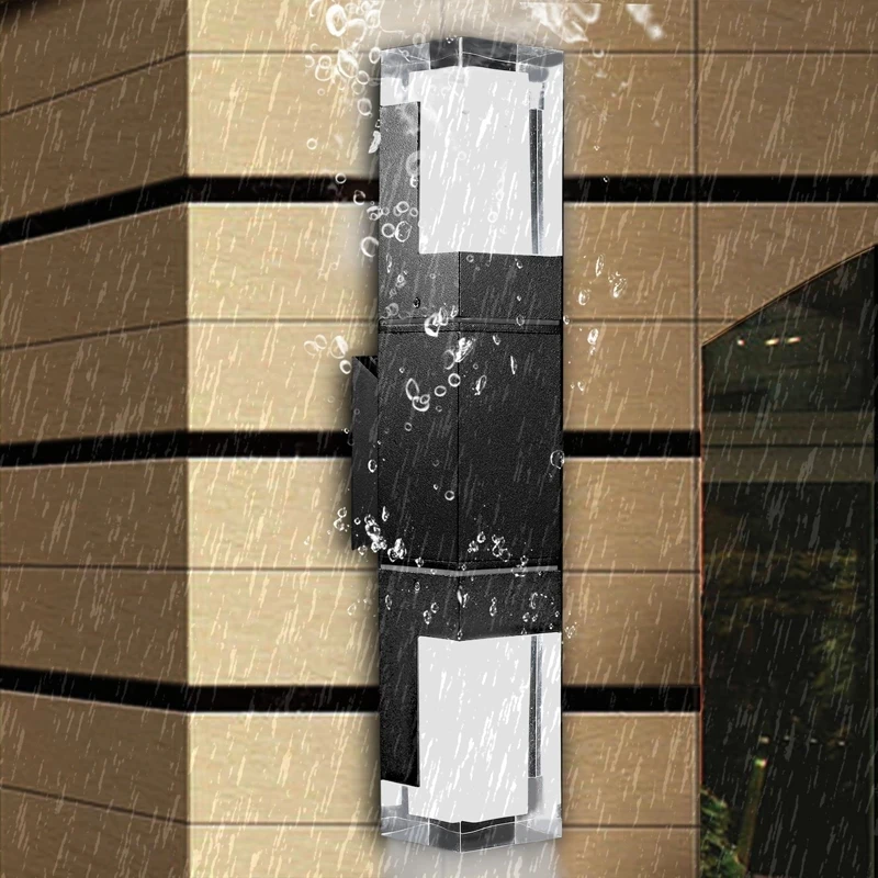 

Высококачественная настенная лампа 7 Вт 14 Вт, COB, водонепроницаемая, IP65, AC220 в, акриловая Современная Минималистичная фотолампа, настенная лампа для садового уличного освещения