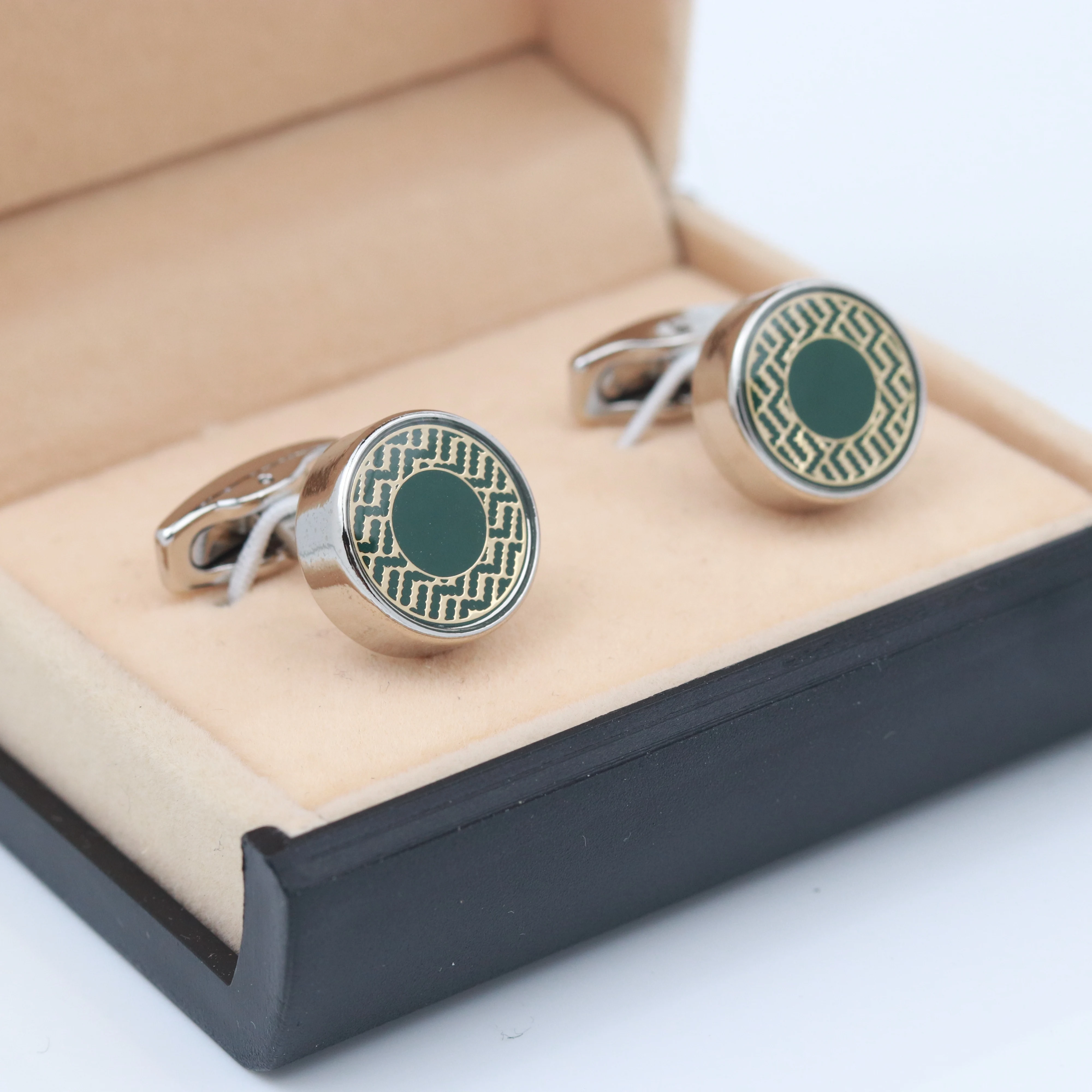 

Запонки мужские эмалированные из углеродного волокна, модные запонки в ретро стиле, французская рубашка, подарок отцу